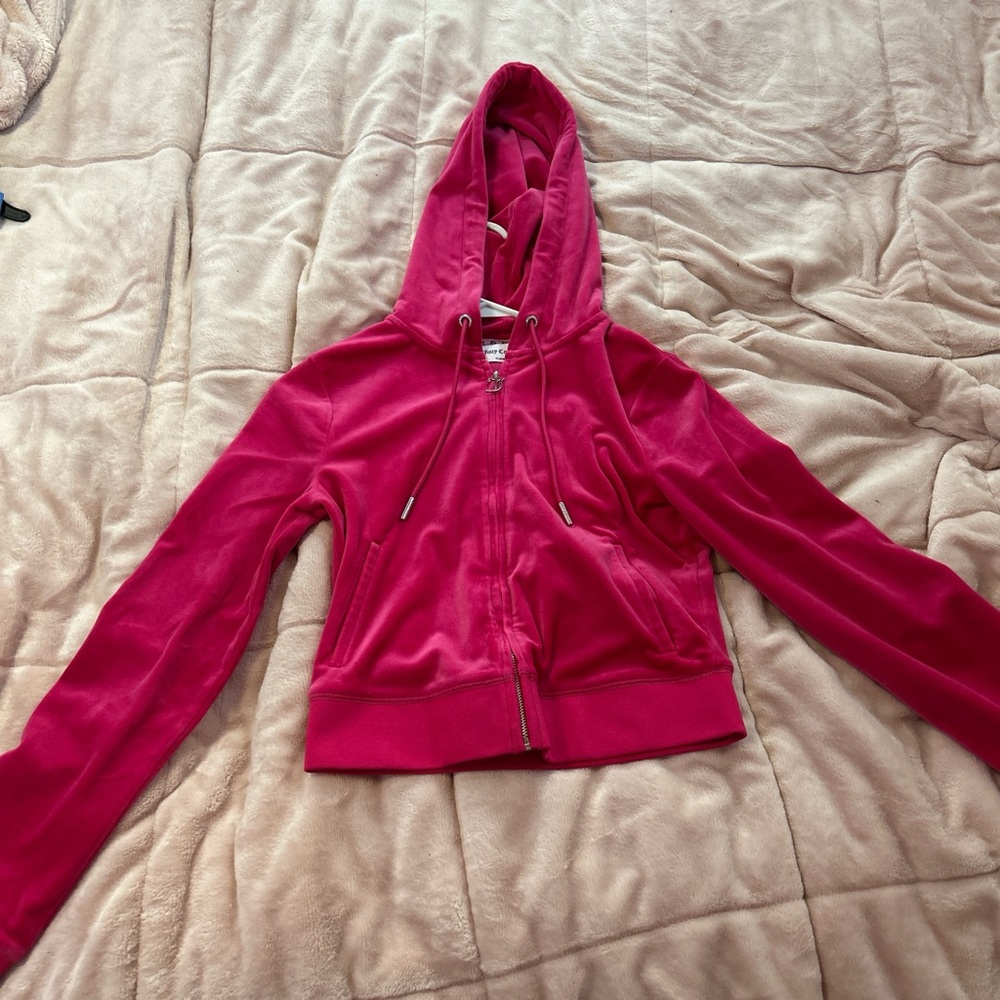 Juicy Couture Vibrant Pink Hoodie